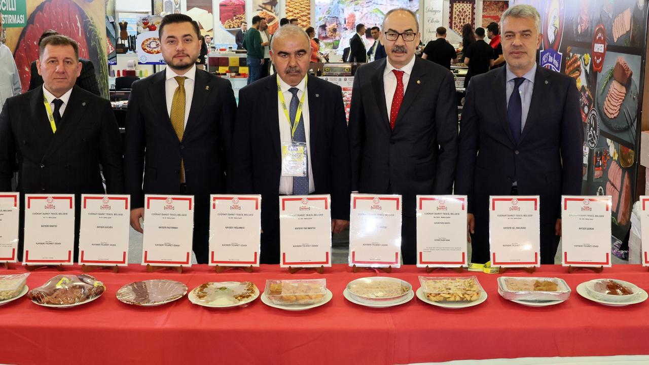 'AB Tescilli Kayseri Pastırması'na YÖREX'te yoğun ilgi