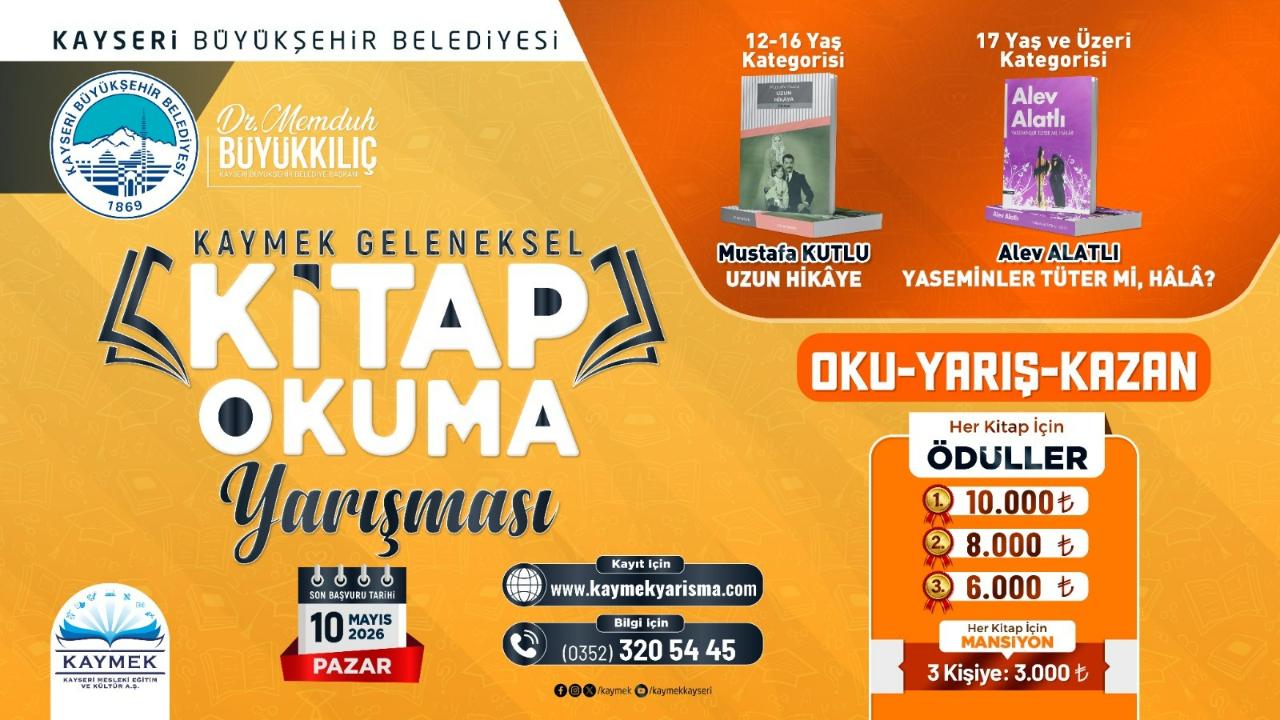KAYMEK’TEN “Oku, yarış, kazan” yarışması