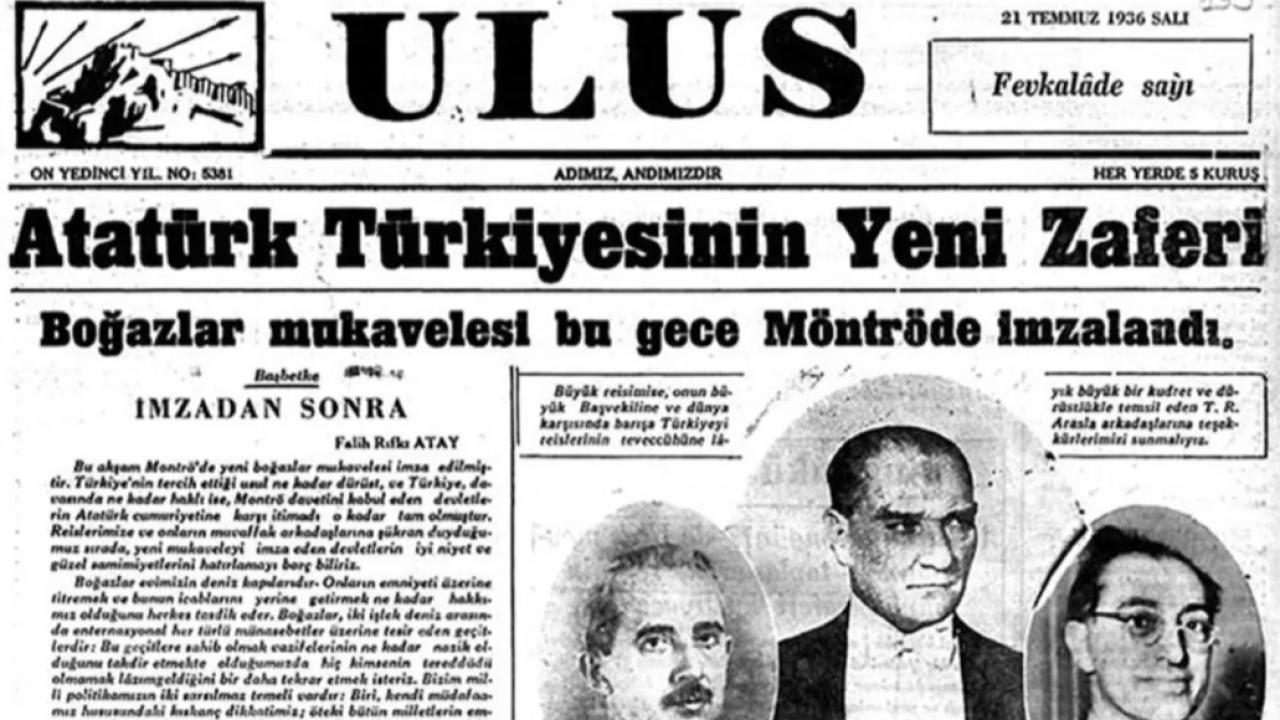 HÜRMÜZ VE MONTRÖ SÖZLEŞMESİ