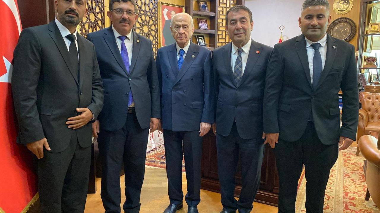 Bünyan heyeti, Devlet Bahçeli'yi ziyaret etti