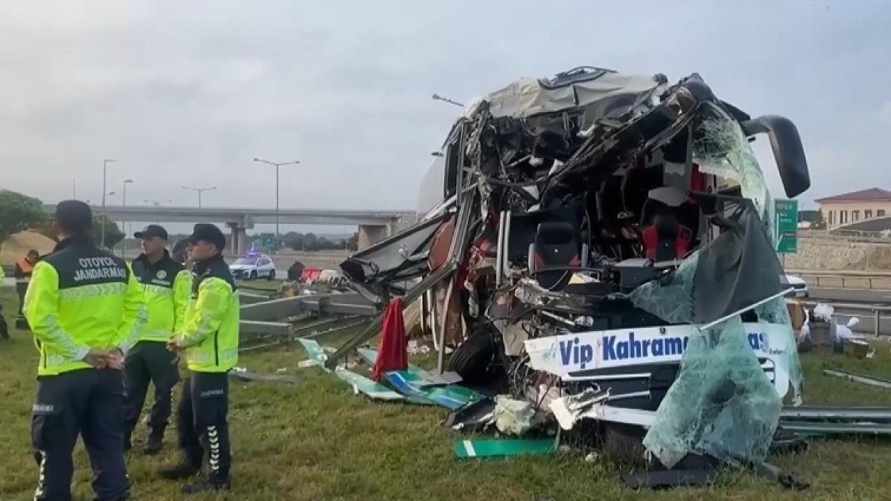 Kahramanmaraş otobüsünün kazasında 1 kişi hayatını kaybetti
