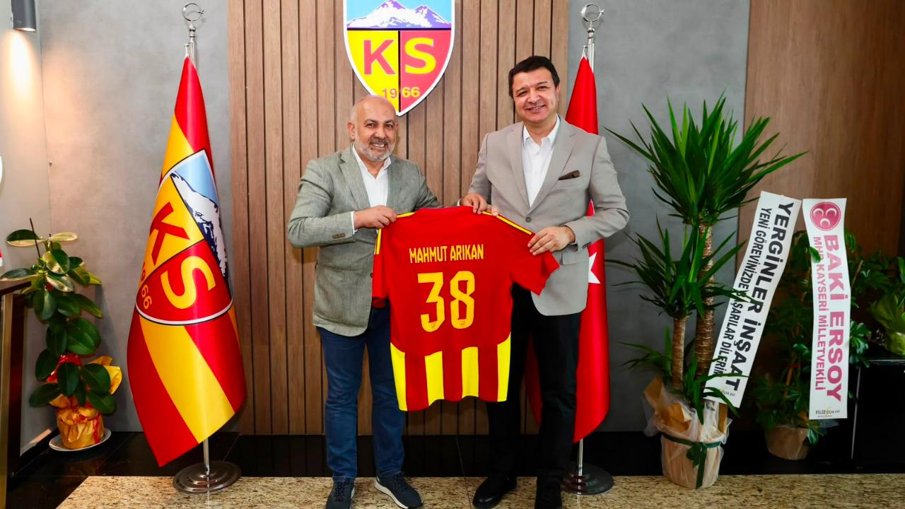Mahmut Arıkan'dan Kayserispor yönetimine hayırlı olsun ziyareti