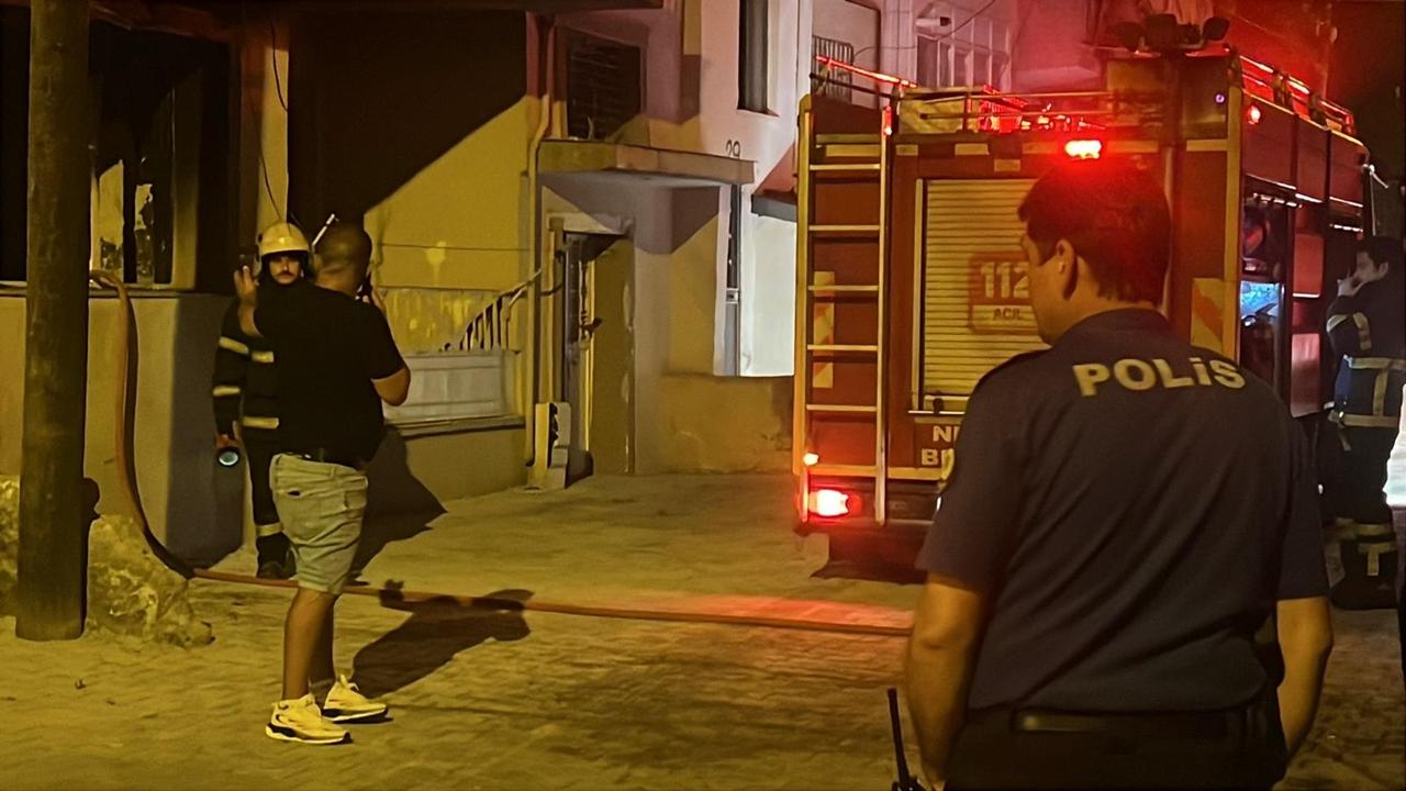 Nevşehir'de bir kişi abisinin evini yakıp kaçtı